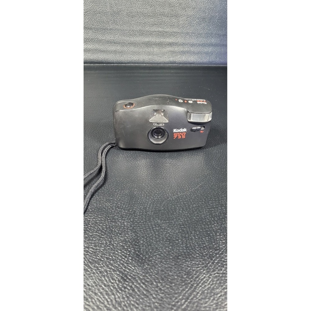 KODAK Star 735 35mm Film Point & Shoot Camera w/ Flash Black - 2784